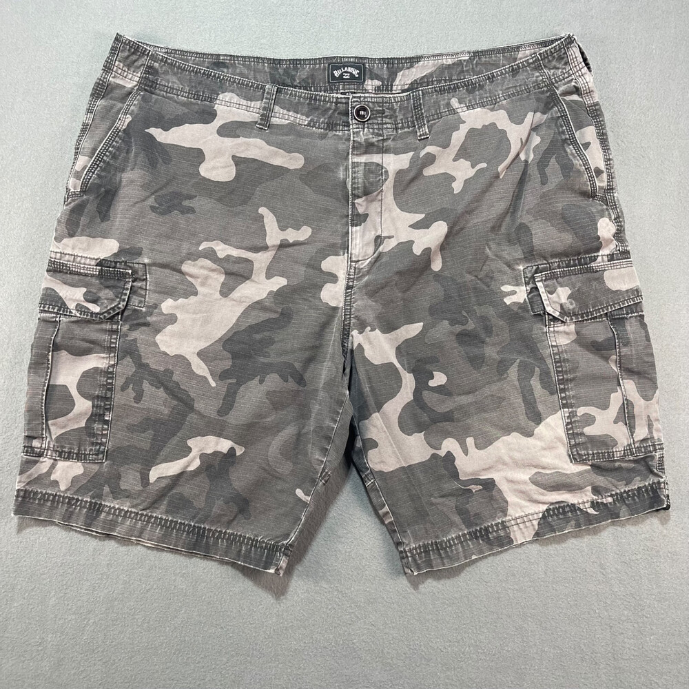 Vintage Billabong Cargo Black Camo Shorts Mens 42 Y2K Surfer Skater Grunge VTG